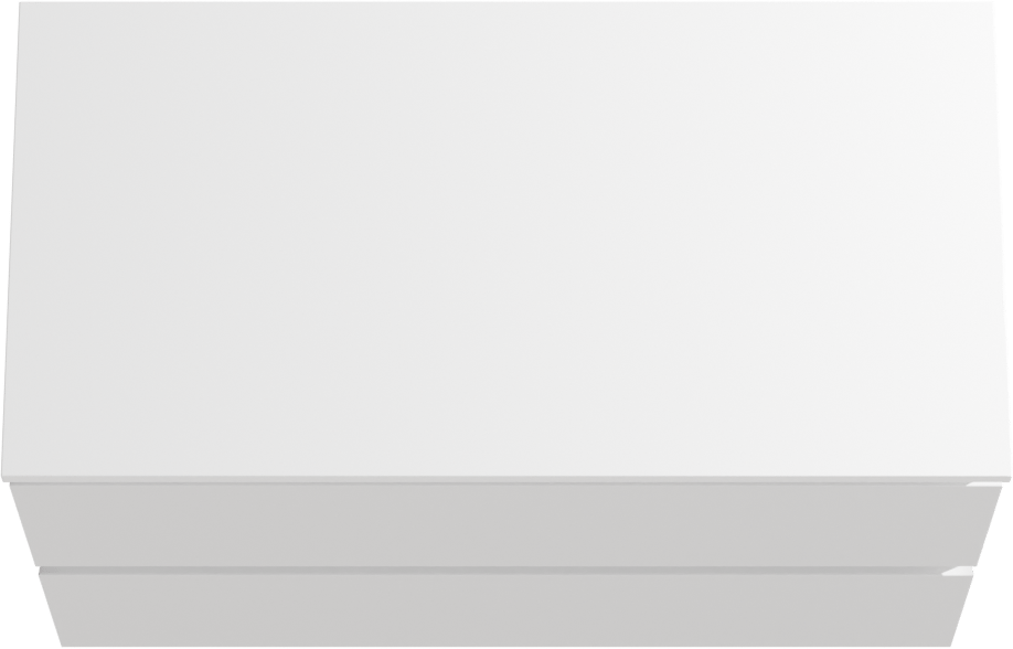 Linie Lado meuble salle de bains suspendu 90 x 46 cm blanc brillant avec Lado tablette simple en marbre composite blanc brillant