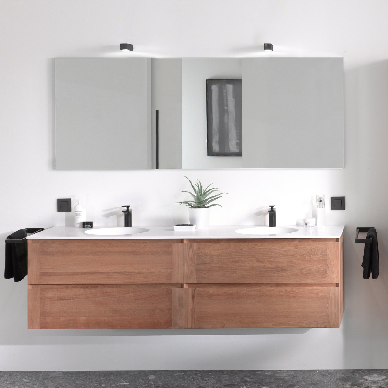 Balmani Opti rechthoekig badkamerspiegel 180 x 70 cm