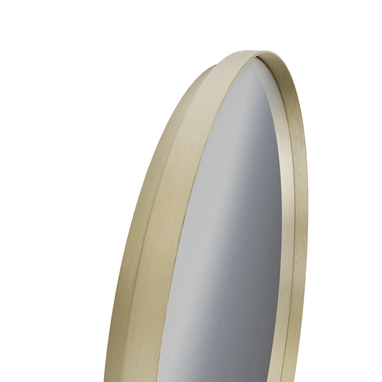 Balmani Giro Round miroir rond Brushed Champagne Gold Ø 75 cm