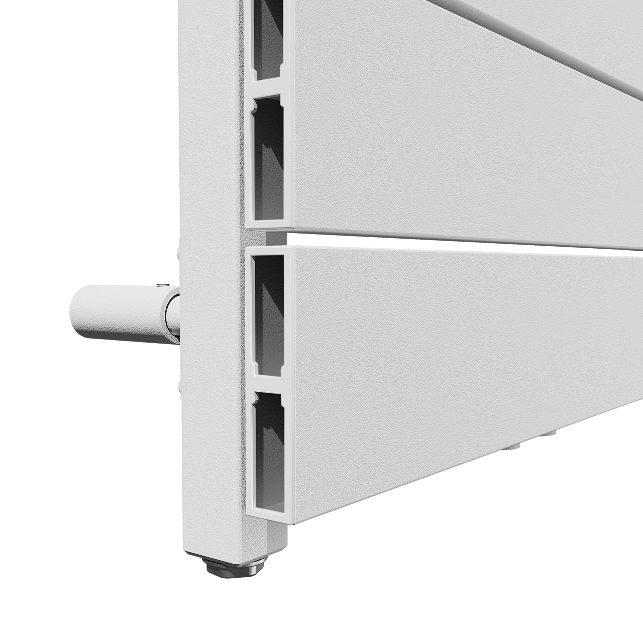 Vipera Teide sèche-serviettes simple 50 x 180 cm chauffage électrique et central possible blanc mat raccordement latéral et central 1017W