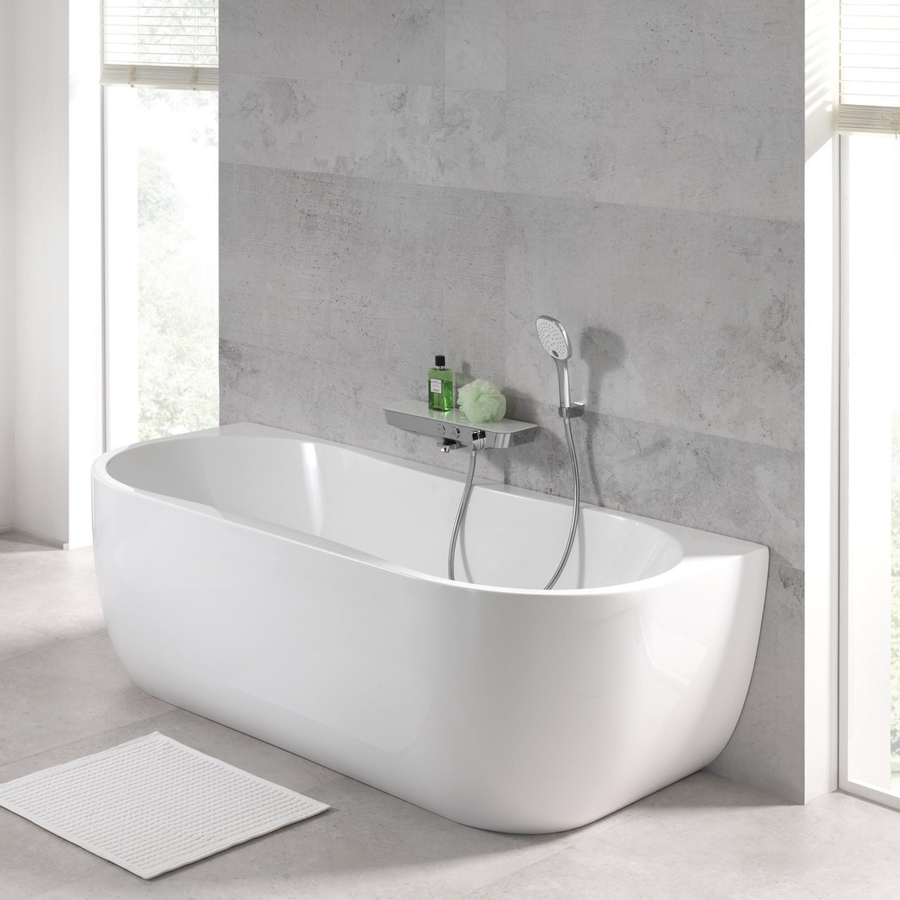 Blaufoss Switch Ultra douchette 3 fonctions de jet chrome et blanc brillants