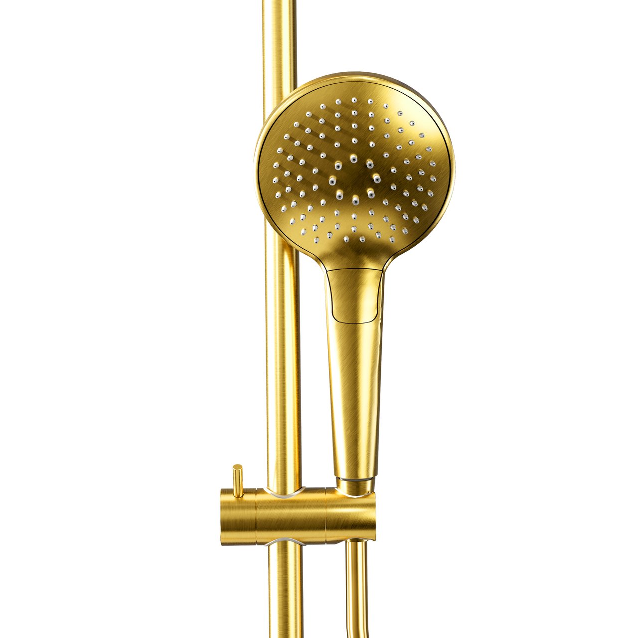 Blaufoss Round 300 colonne de douche de pluie mitigeur thermostatique Brushed Gold