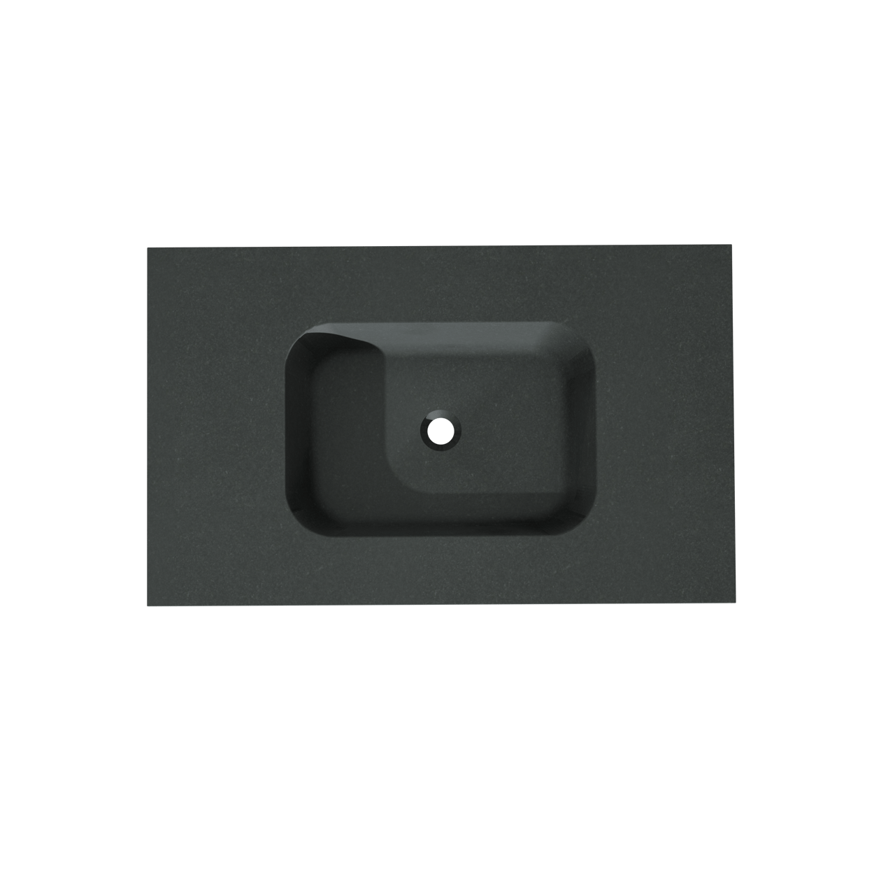 Balmani Tablo Arcato vasque simple granite aiguisé 90 x 55 cm