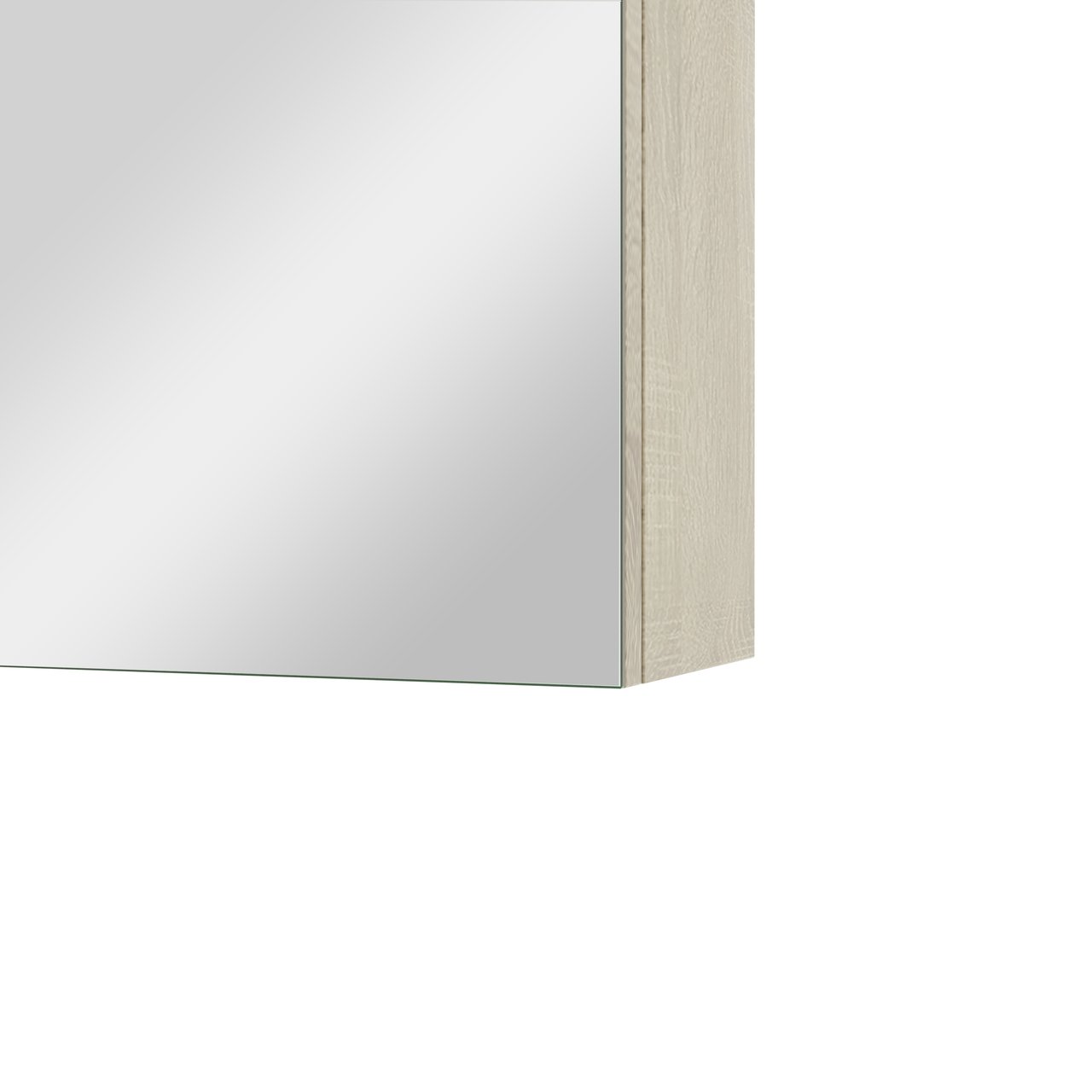 Linie Montro spiegelkast 60 x 75 cm wit eiken