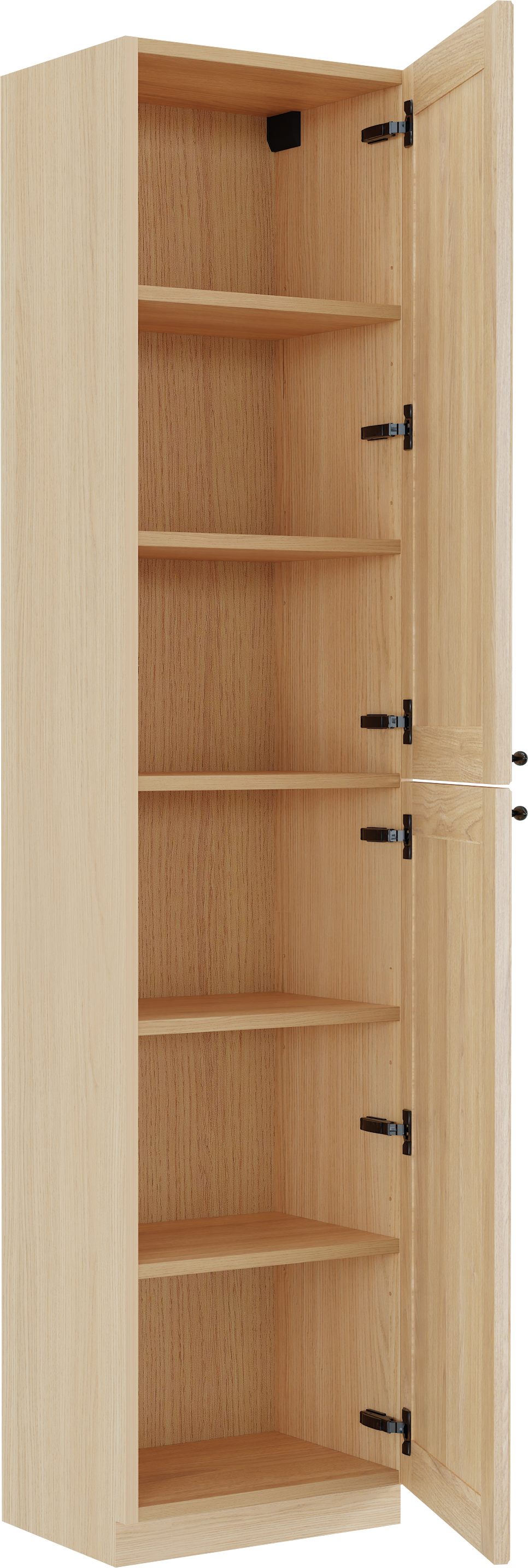 Balmani Lemon staande badkamerkast rechts Fineer natuur eik 45 x 35 x 195 cm