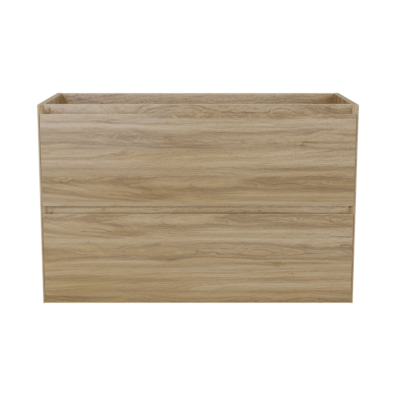 Balmani Mitra Compact hängendes möbelstück Waschtischunterschränke 100 x 46 cm wildeiche 2 Schubladen