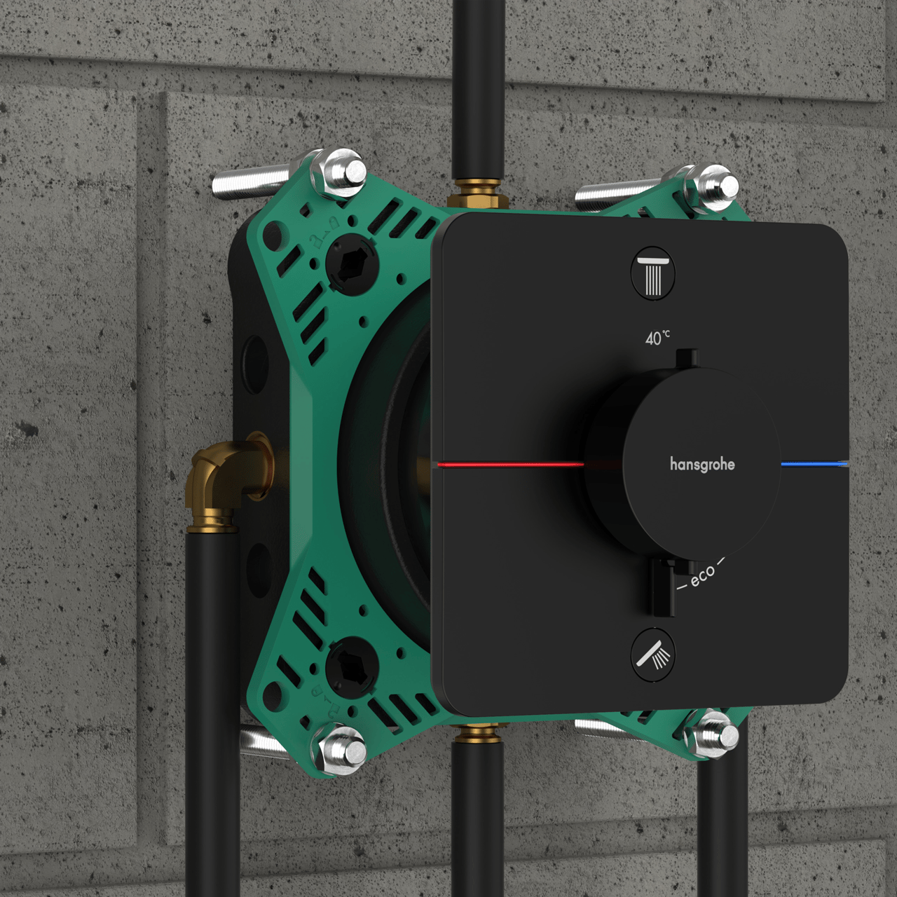 Hansgrohe Ibox Universal 2 Basis-Set für den Unterputz-Einbau einer Dusch-Armatur