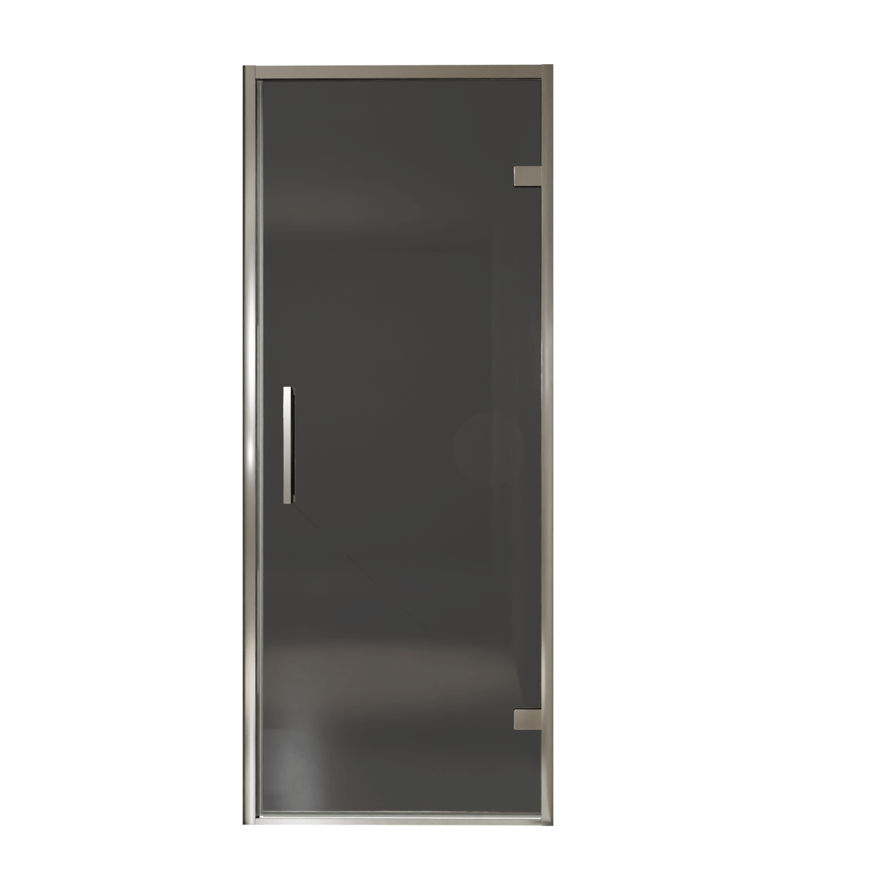 Balmani Senses Design douche draaideur rechts 90 cm x 210 cm Rookglas, Chroom profielen