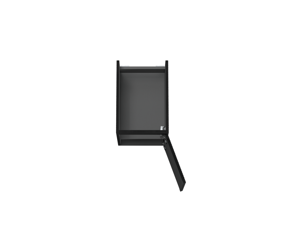 Storke Ribs meuble sous-lavabo suspendu 35 x 52 cm chêne noir