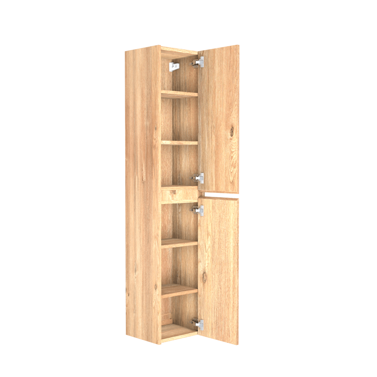 Storke Seda zwevende badkamerkast ruw eiken 40 x 35 x 170 cm