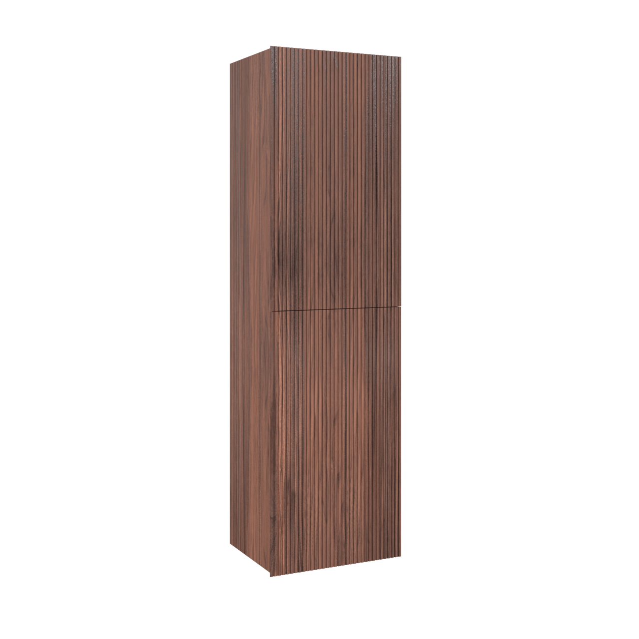 Balmani Fila zwevende badkamerkast fineer notelaar 42 x 30 x 150 cm