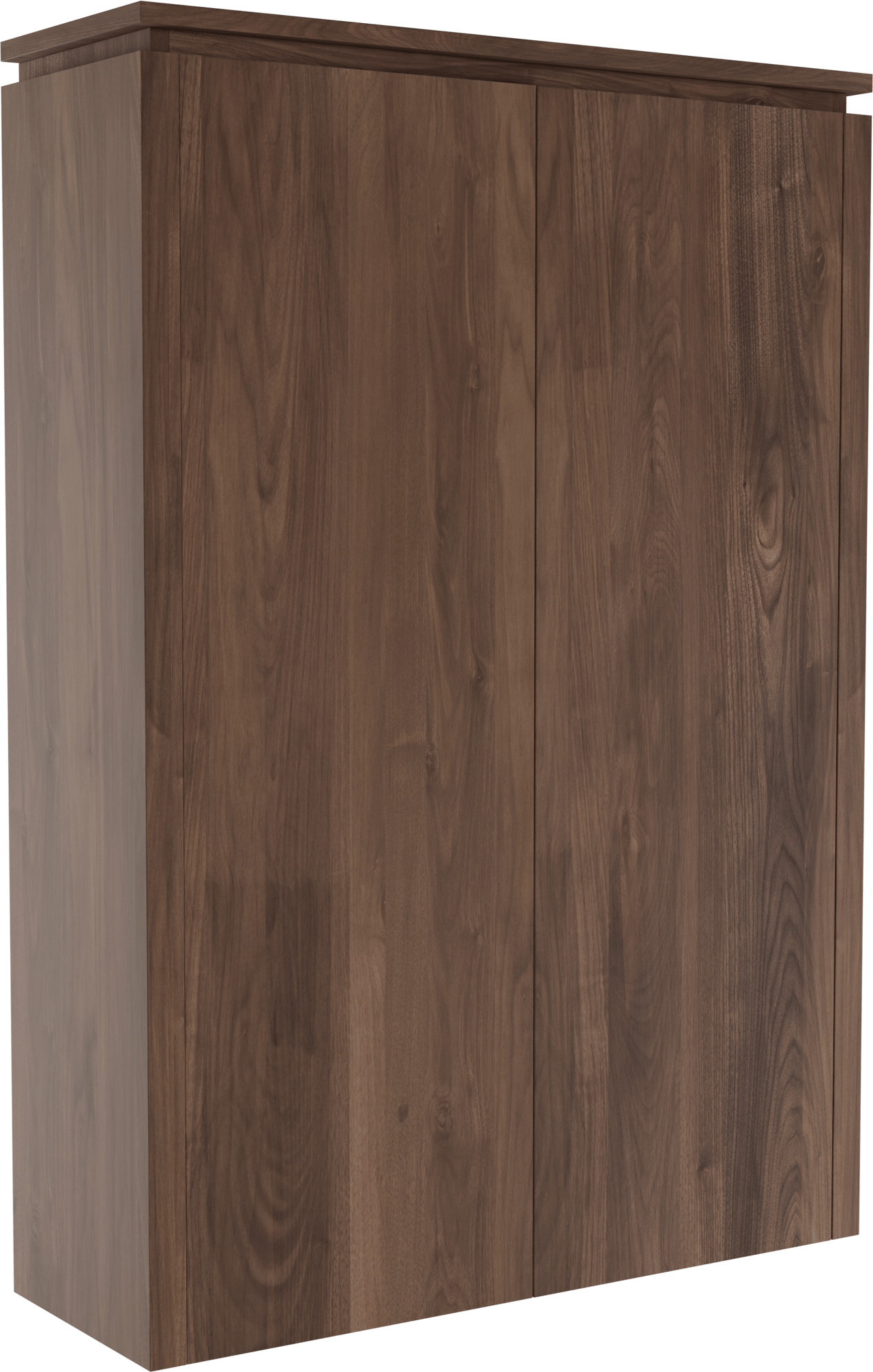 Balmani Eclips hängender Hochschrank Amerikanischer Nussbaum 90 x 32 x 130 cm