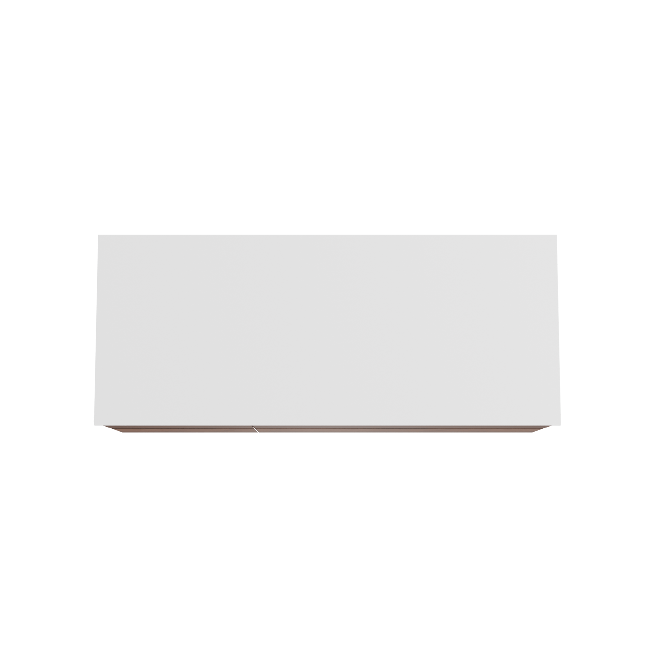 Balmani Mitra meuble salle de bains suspendu 135 x 55 cm noyer avec Stretto tablette simple ou double en solid surface blanc mat