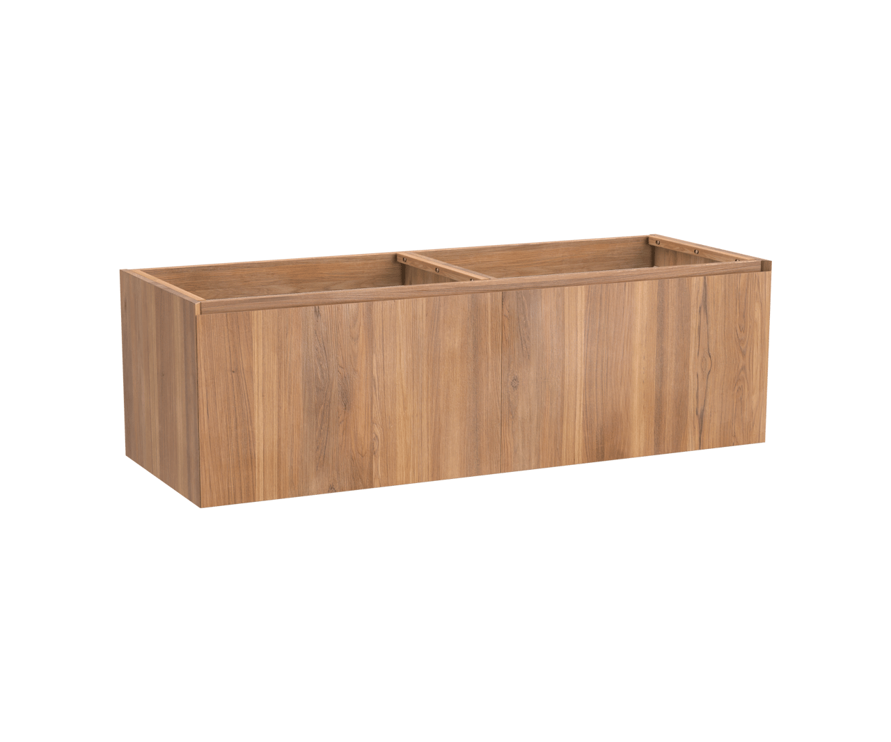 Balmani Idra meuble sous-vasque suspendu 150 x 55 cm teck 4 tiroirs