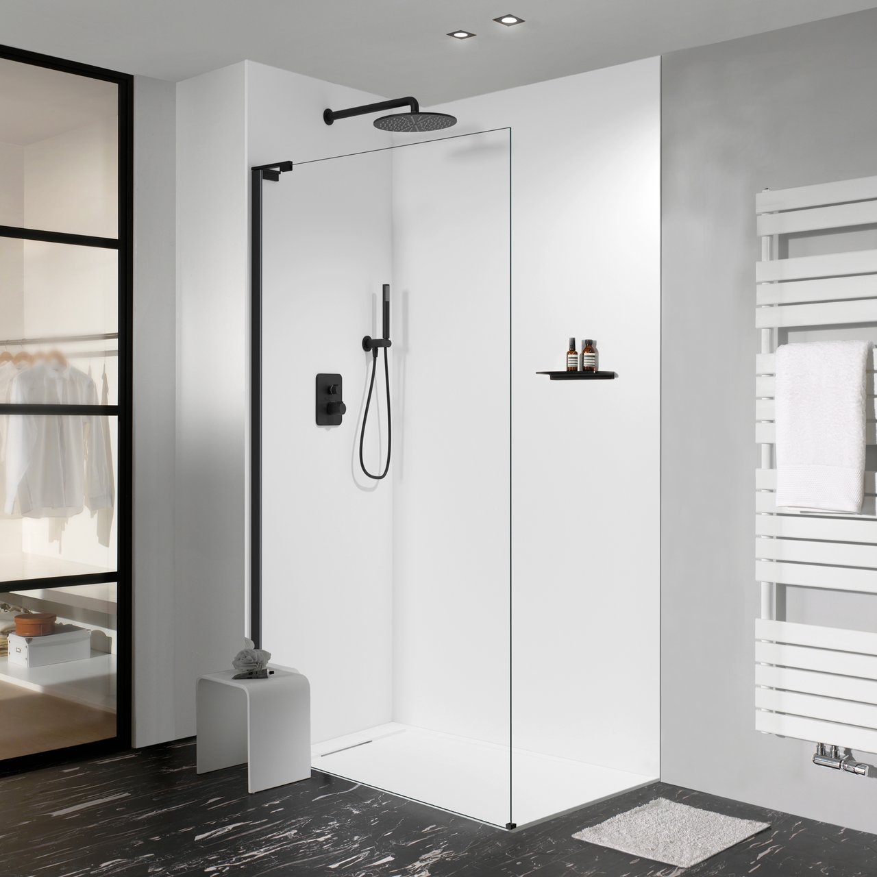 Balmani Modular barre de stabilisation courte à gauche 18 x 14 cm noir mat