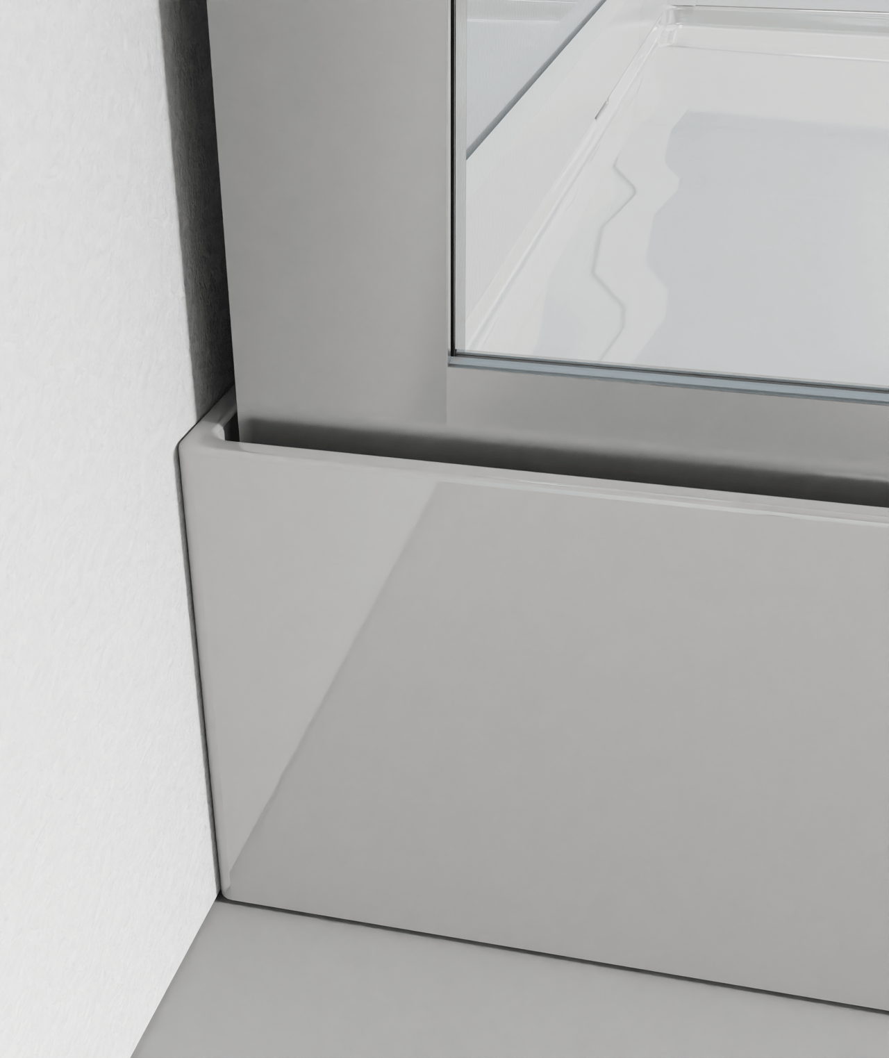 Luca Varess Talan cabine de douche avec portes pivotantes 90 x 120 cm verre transparent profil chrome mat