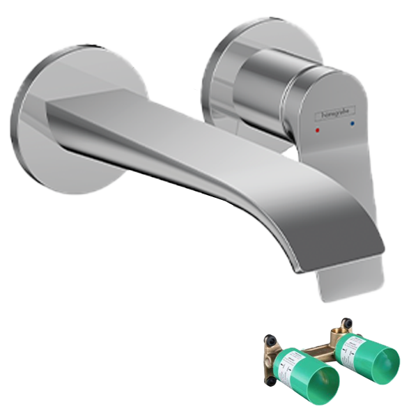 Hansgrohe Vivenis wastafelkraan, inclusief inbouwelement