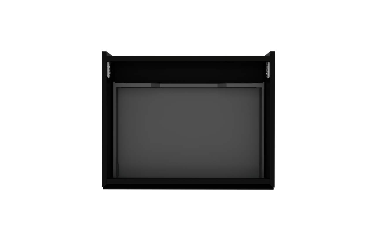 Storke Edge meuble sous-lavabo suspendu 65 x 52 cm noir mat 1 tiroir