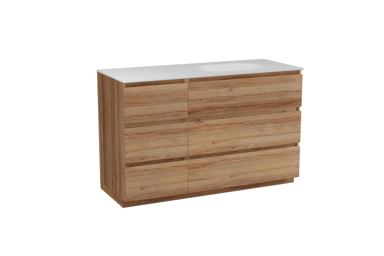 Balmani Lucida Badmöbel Set mit Tablo Oval Waschtisch