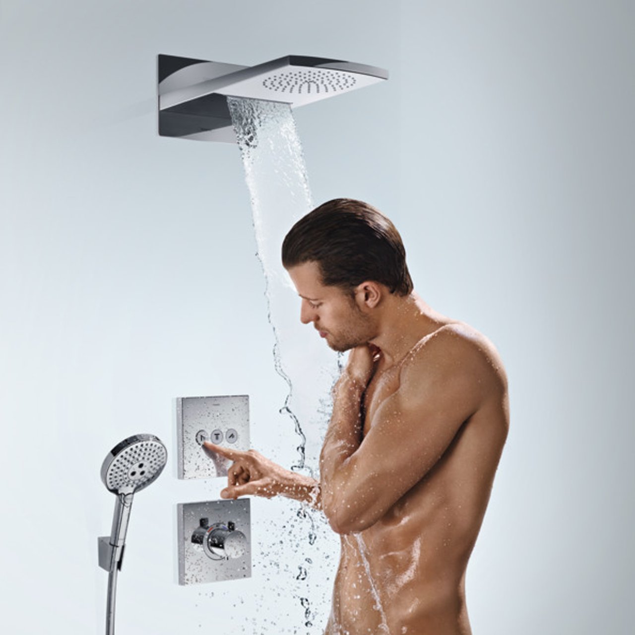 Hansgrohe ShowerSelect 3 systemen inbouw stopdouchekraan chroom