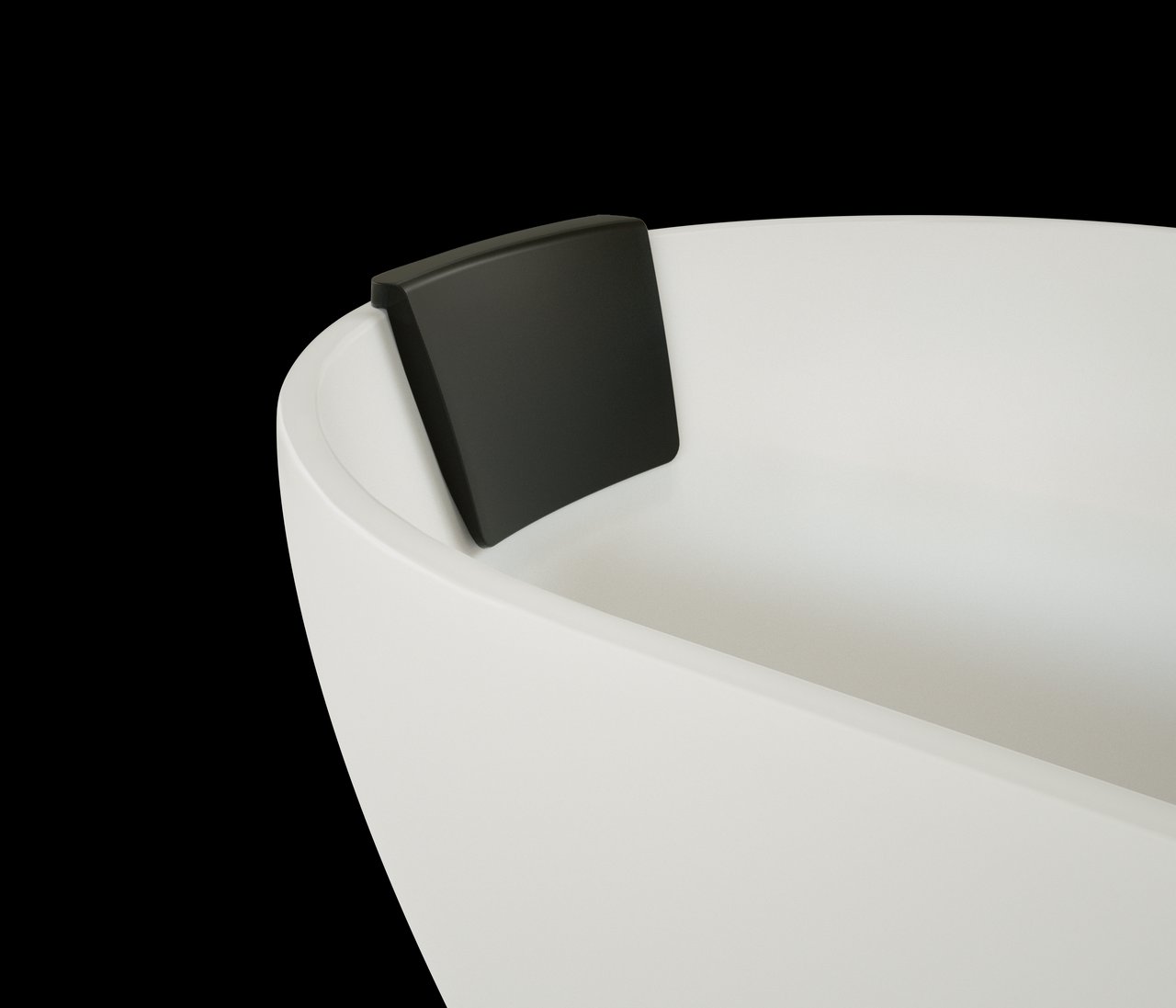 Balmani Sognaro coussin de baignoire noir mat