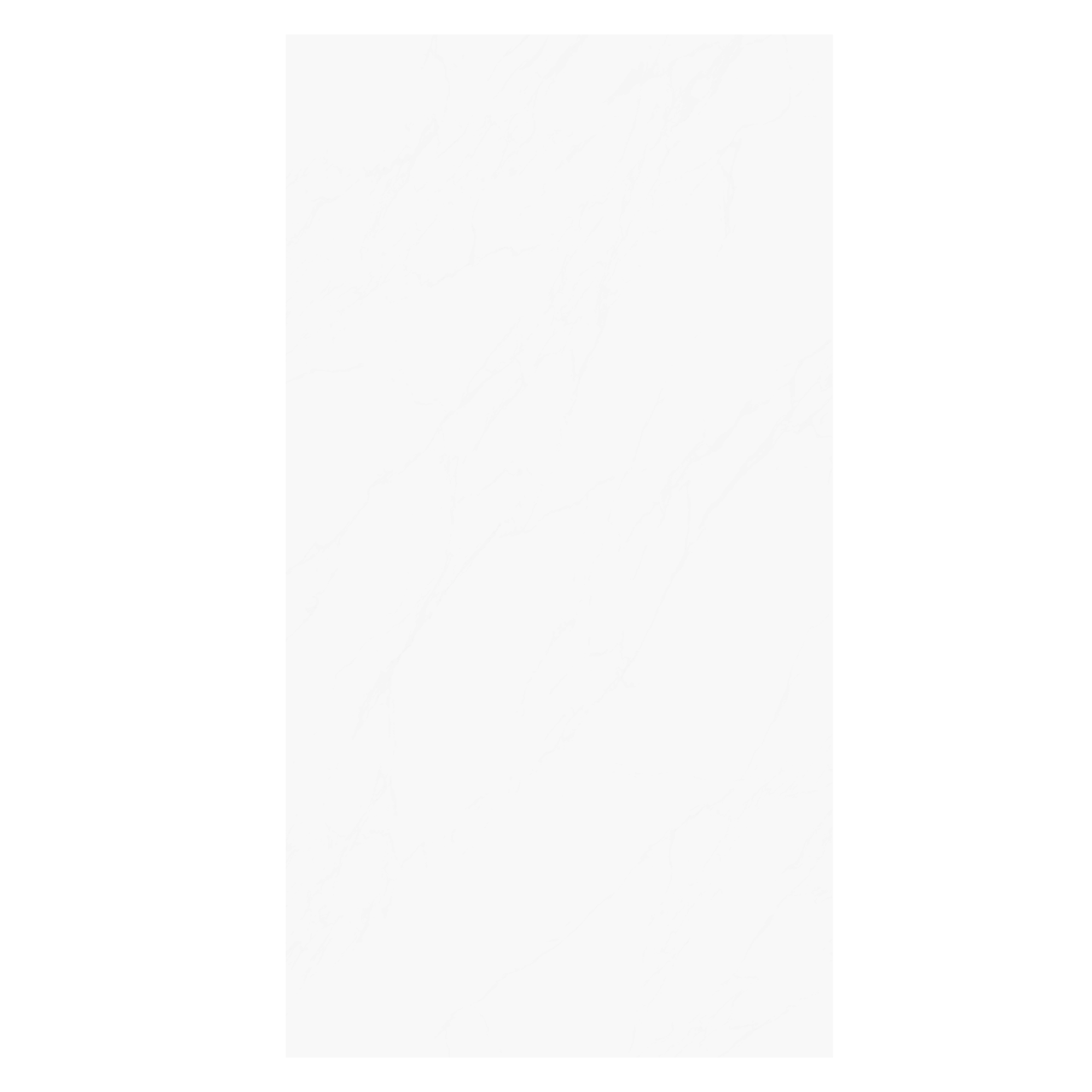 Balmani Piatto Duschrückwand: 120 x 220 cm, Solid Surface, Weiß matt