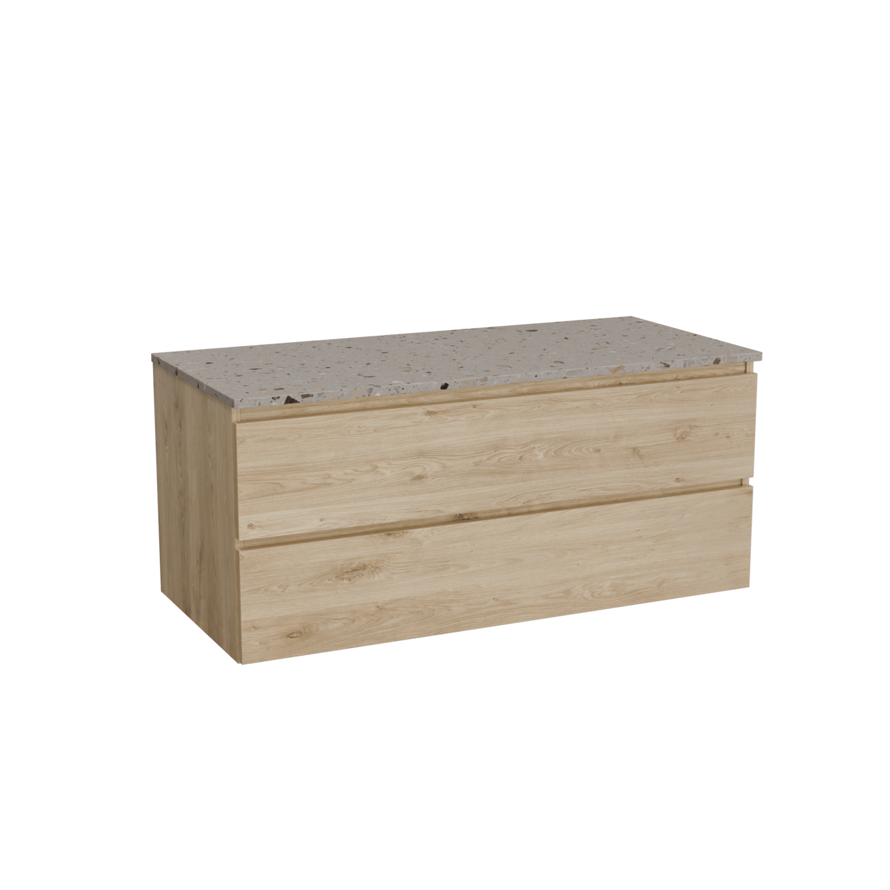 Balmani Lucida meuble salle de bains avec tablette pour vasques Stretto