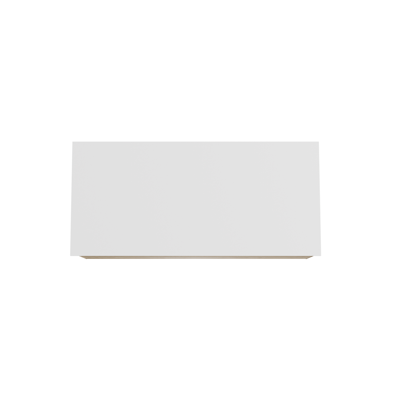 Balmani Mitra meuble salle de bains suspendu 120 x 55 cm chêne brut avec Stretto tablette simple ou double en solid surface blanc mat