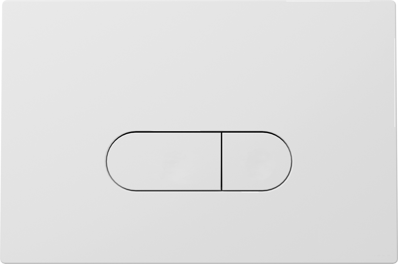 Riana bedieningspaneel Glanzend Wit voor Geberit Duofix UP100 inbouwreservoir