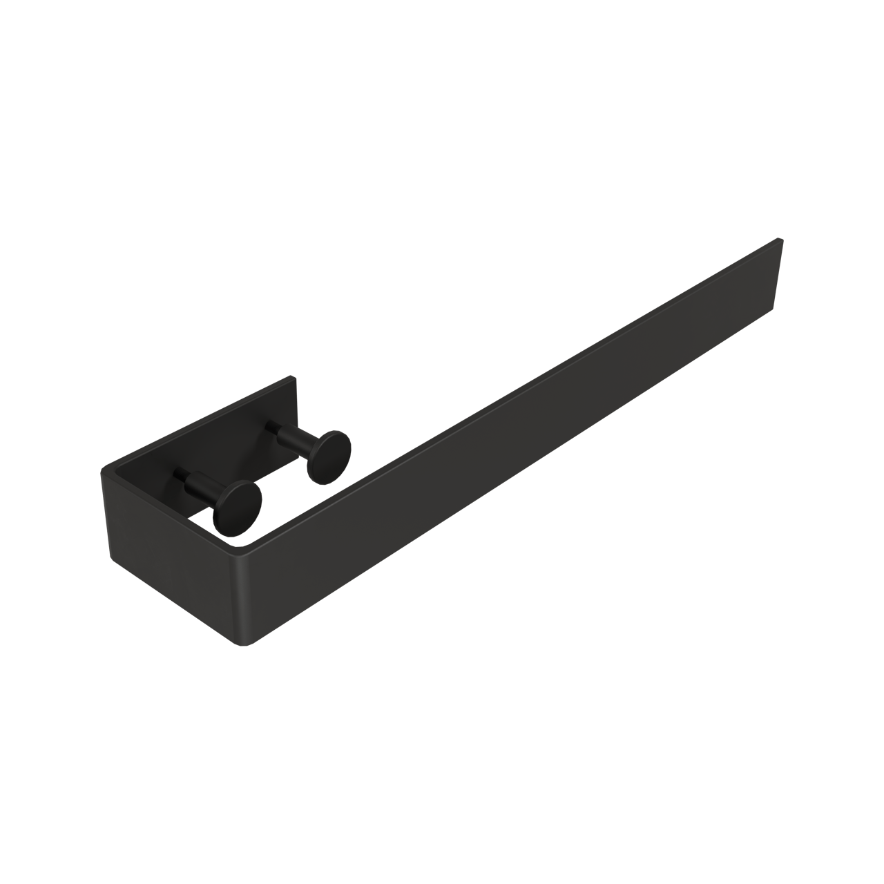 Vipera handdoekhouder voor Corrason enkel 50-60-80cm zwart mat