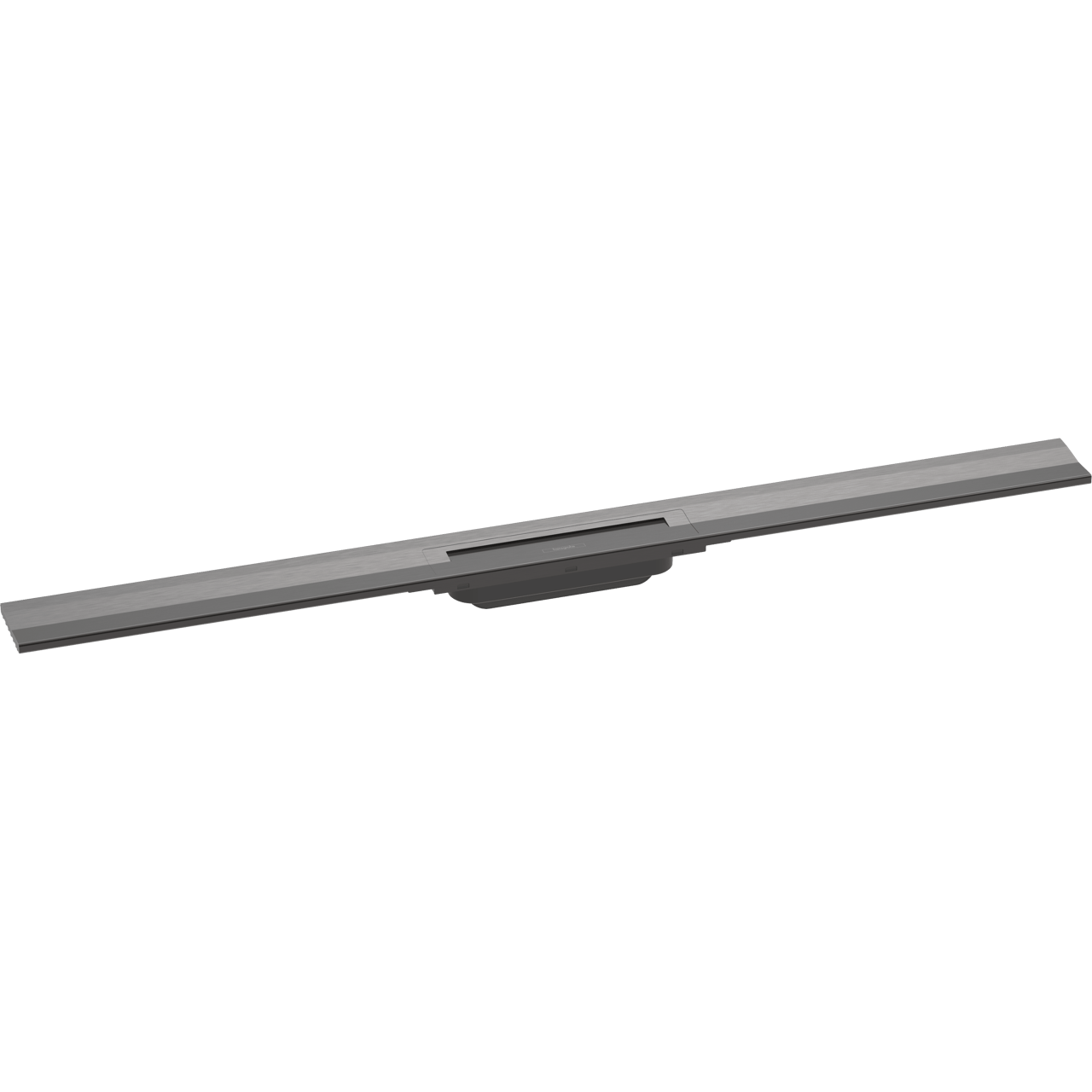 Hansgrohe RainDrain Flex douchegoot afwerkset wandmodel 100cm Brushed Black Chrome