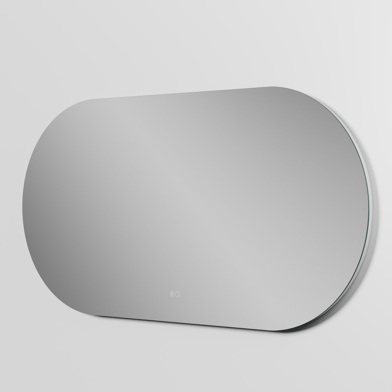 Balmani Cloud Touch oval Badezimmerspiegel 130 x 65 cm mit Spiegelbeleuchtung und Anti-Beschlag Spiegelheizung