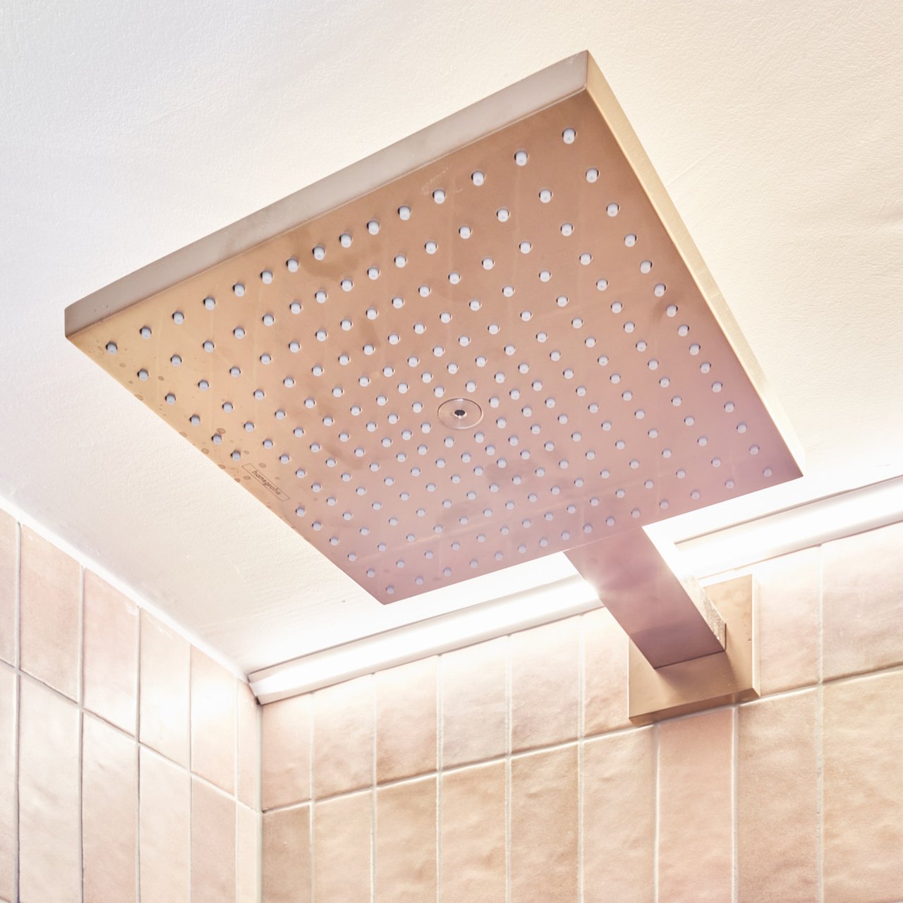 Hansgrohe Raindance E300 hoofddouche met muursteun ø30cm Brushed Bronze