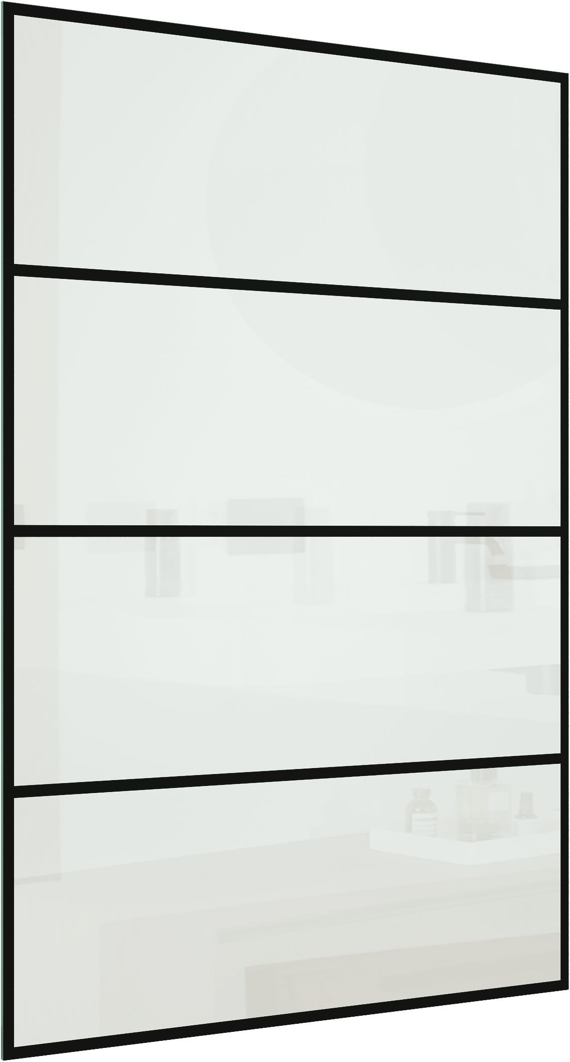 Linie Walk-In douchewand Stripes 136 x 200 cm
