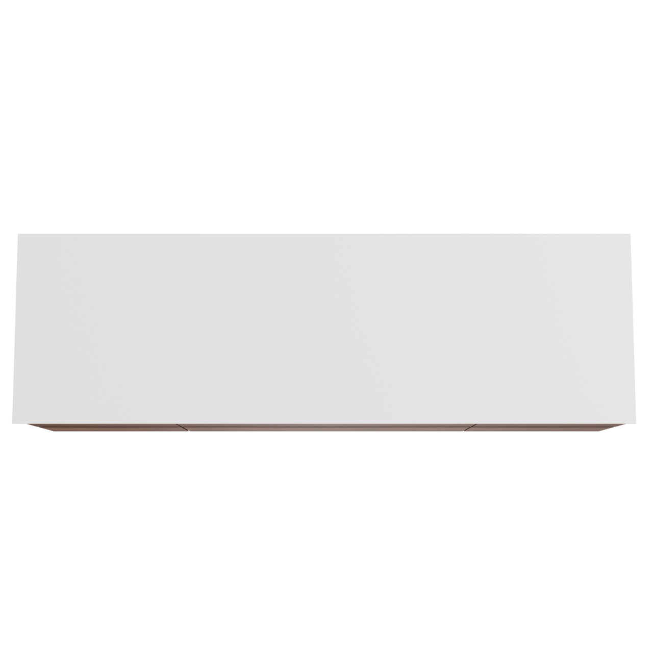 Balmani Mitra zwevend badkamermeubel 180 x 55 cm notelaar met Stretto enkel of dubbel tablet in solid surface mat wit