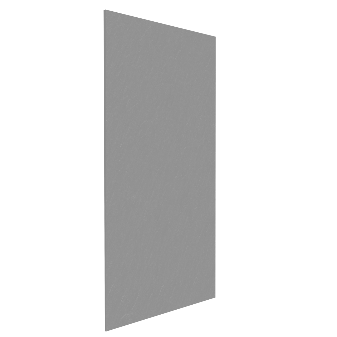 Balmani Zeno douchewandbekleding 120 x 120 x 220 cm composietmarmer donkergrijs leisteenstructuur