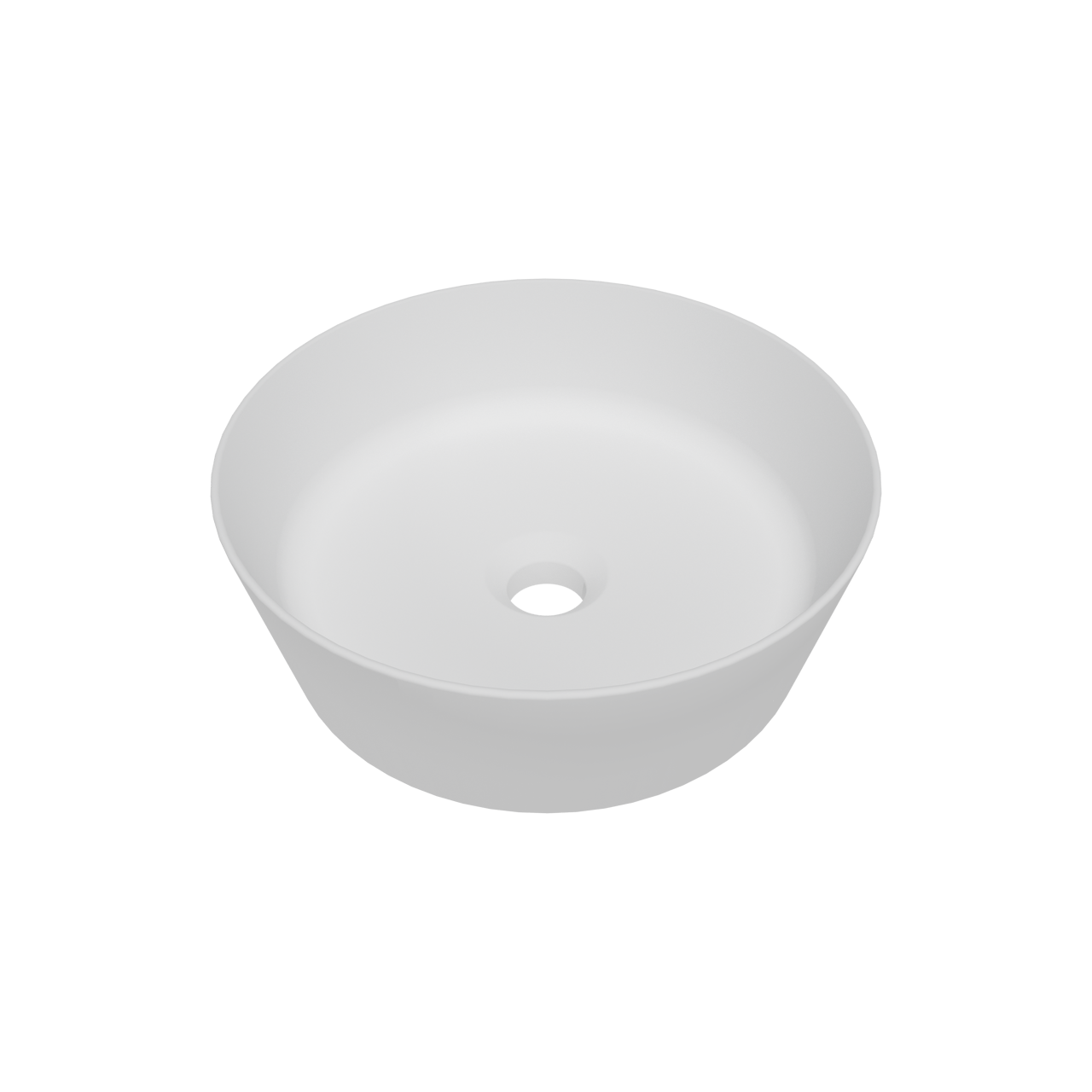 Storke Cona waskom matte Solid Surface rond Ø 36 cm