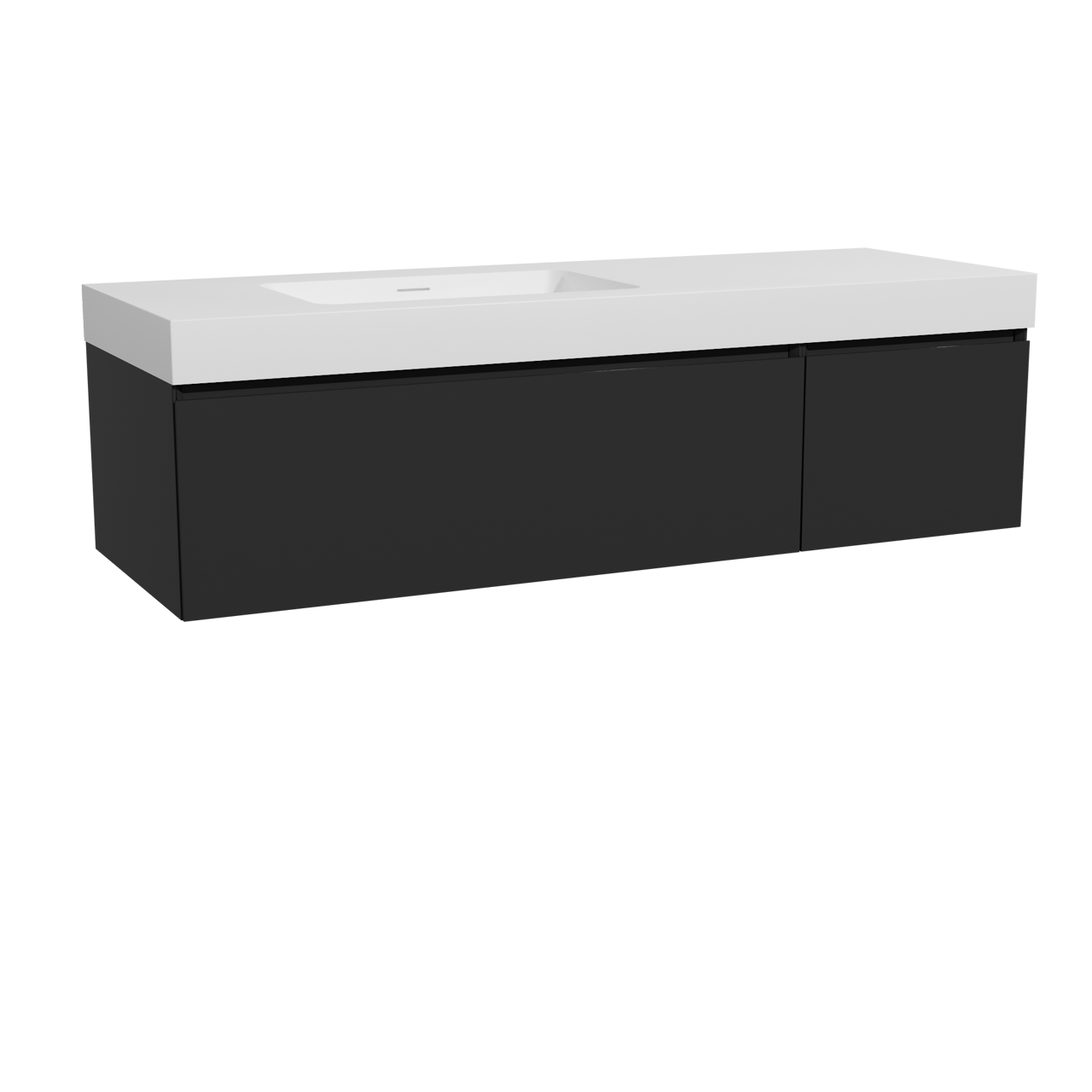 Storke Edge badkamermeubel met Mata High Wastafel