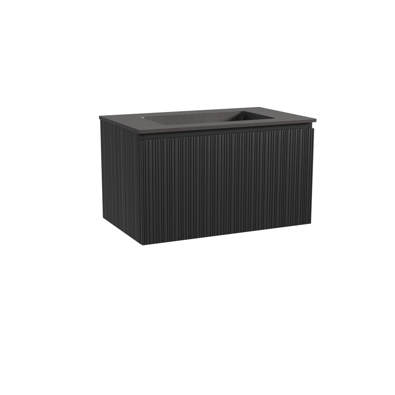 Storke Ribs Badmöbel Set mit Scuro Waschtisch