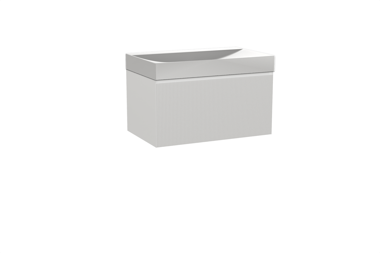 Balmani Fila meuble salle de bains avec lavabo Wave