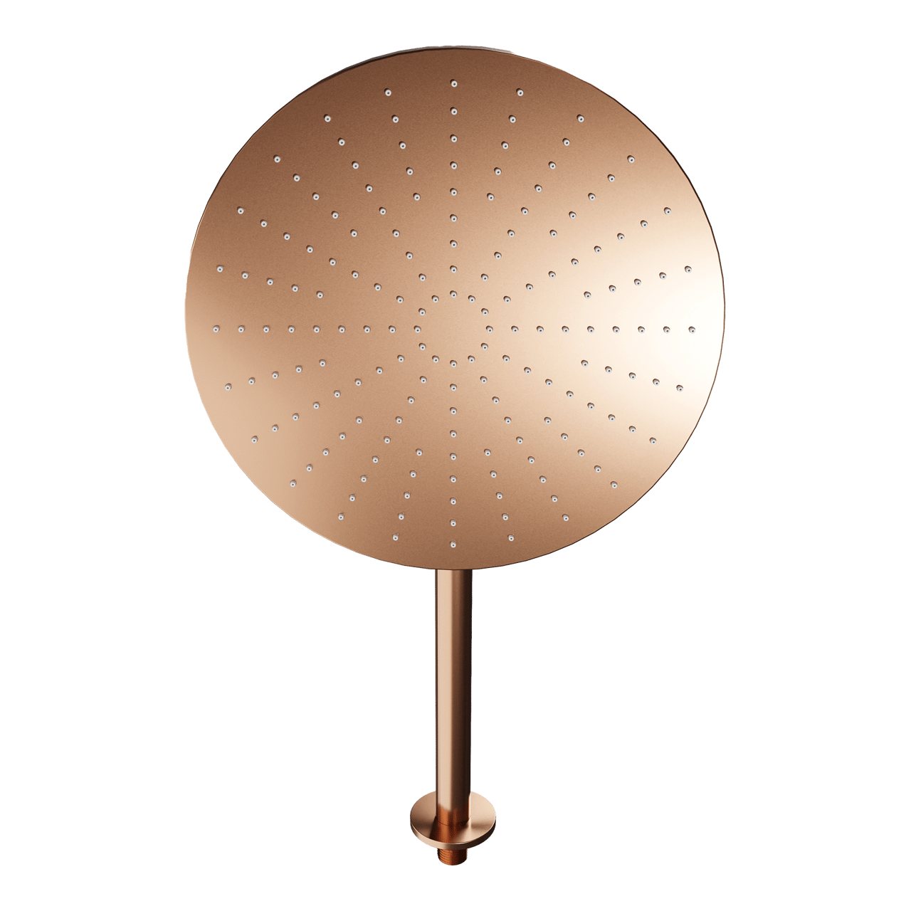 Blaufoss Nola 300 Tête de douche rond 30 cm avec support mural Brushed Rosegold