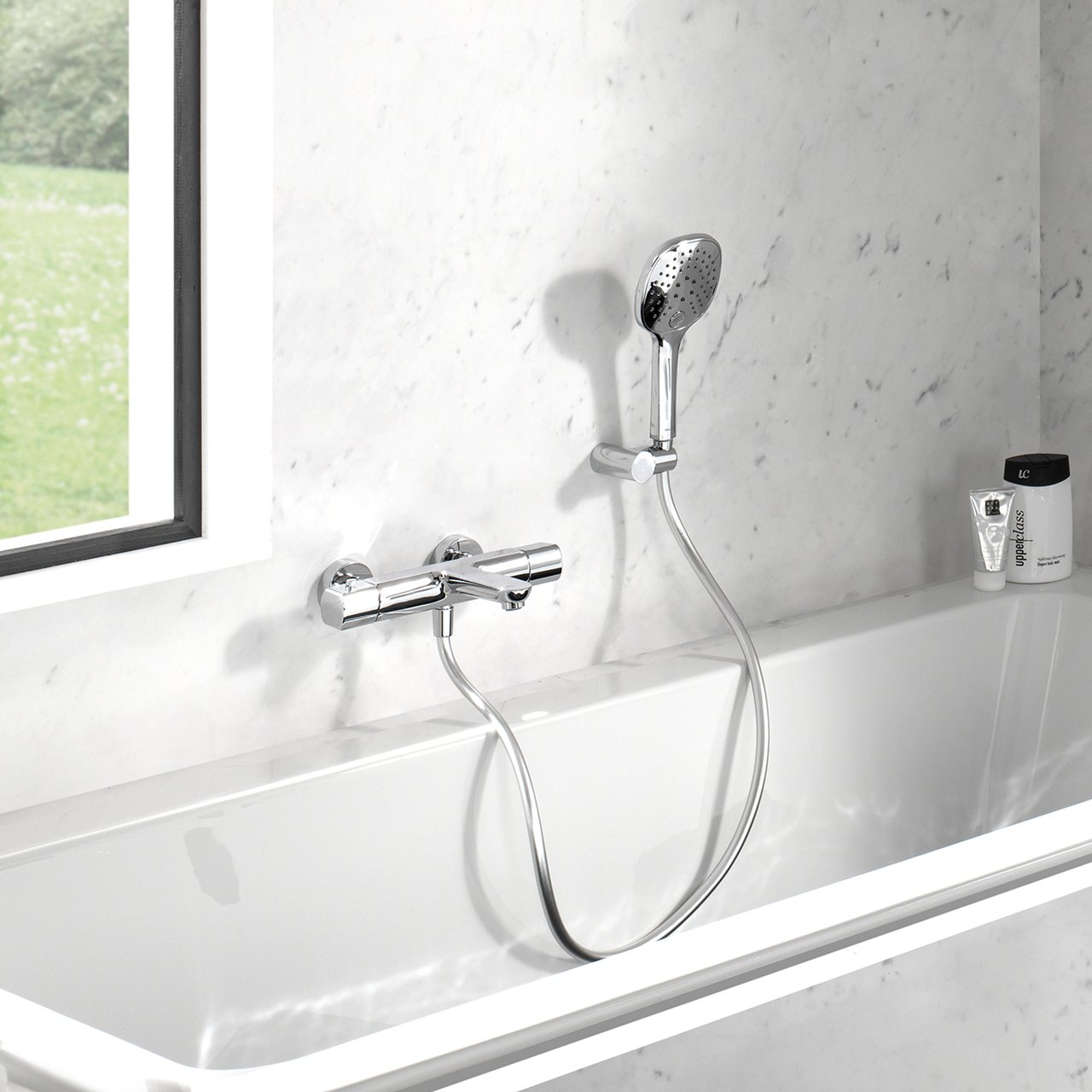 Blaufoss Ultra handdoucheset 3 functies chroom