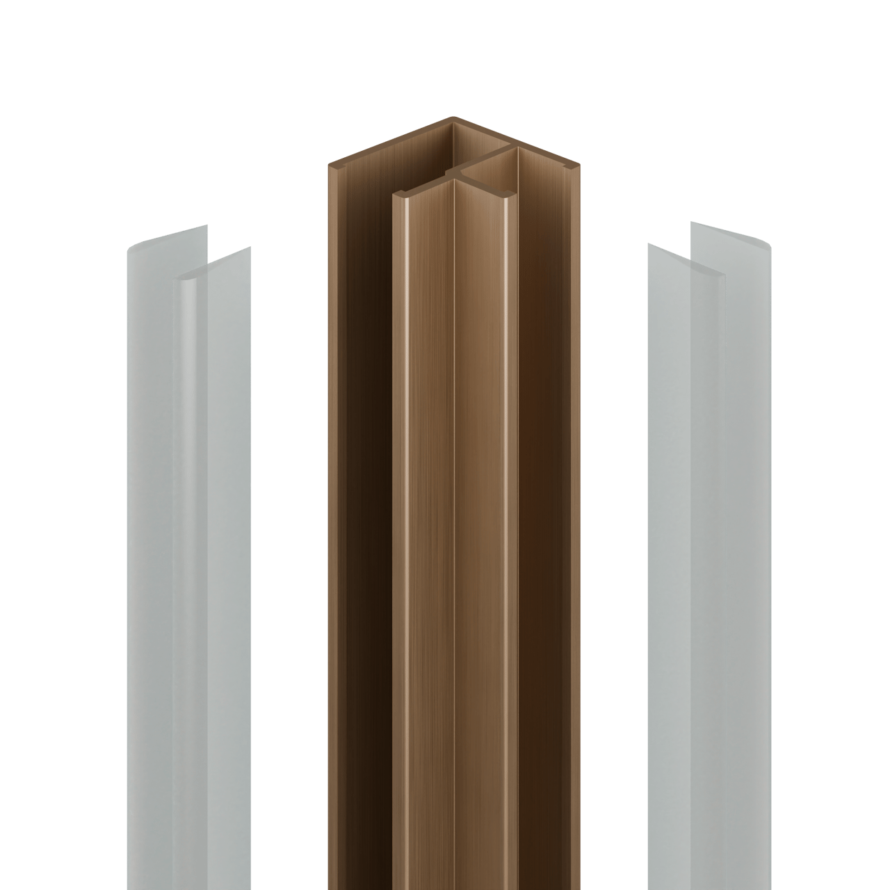 Balmani Modular hoekprofiel 200 cm brushed rosegold