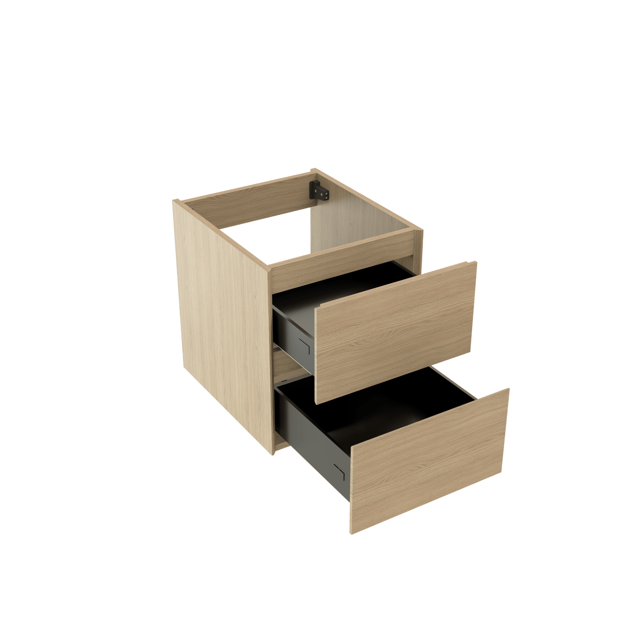 Storke Edge onderbouwkast natuur eik 45x52cm zwevend