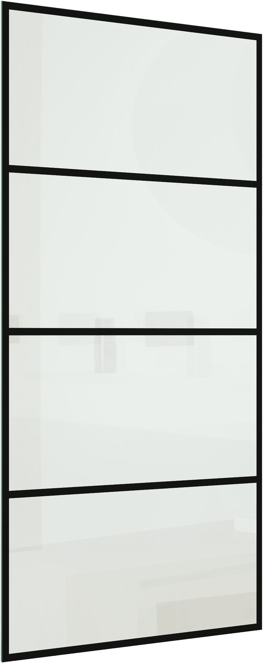 Linie Walk-In douchewand Stripes 96 x 200 cm