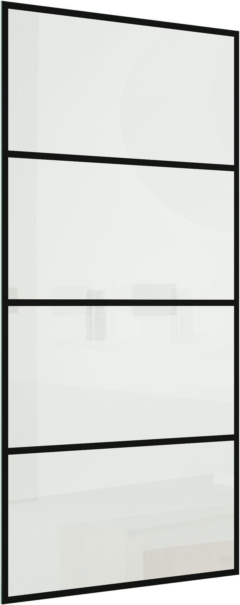 Linie Walk-In douchewand Stripes 96 x 200 cm