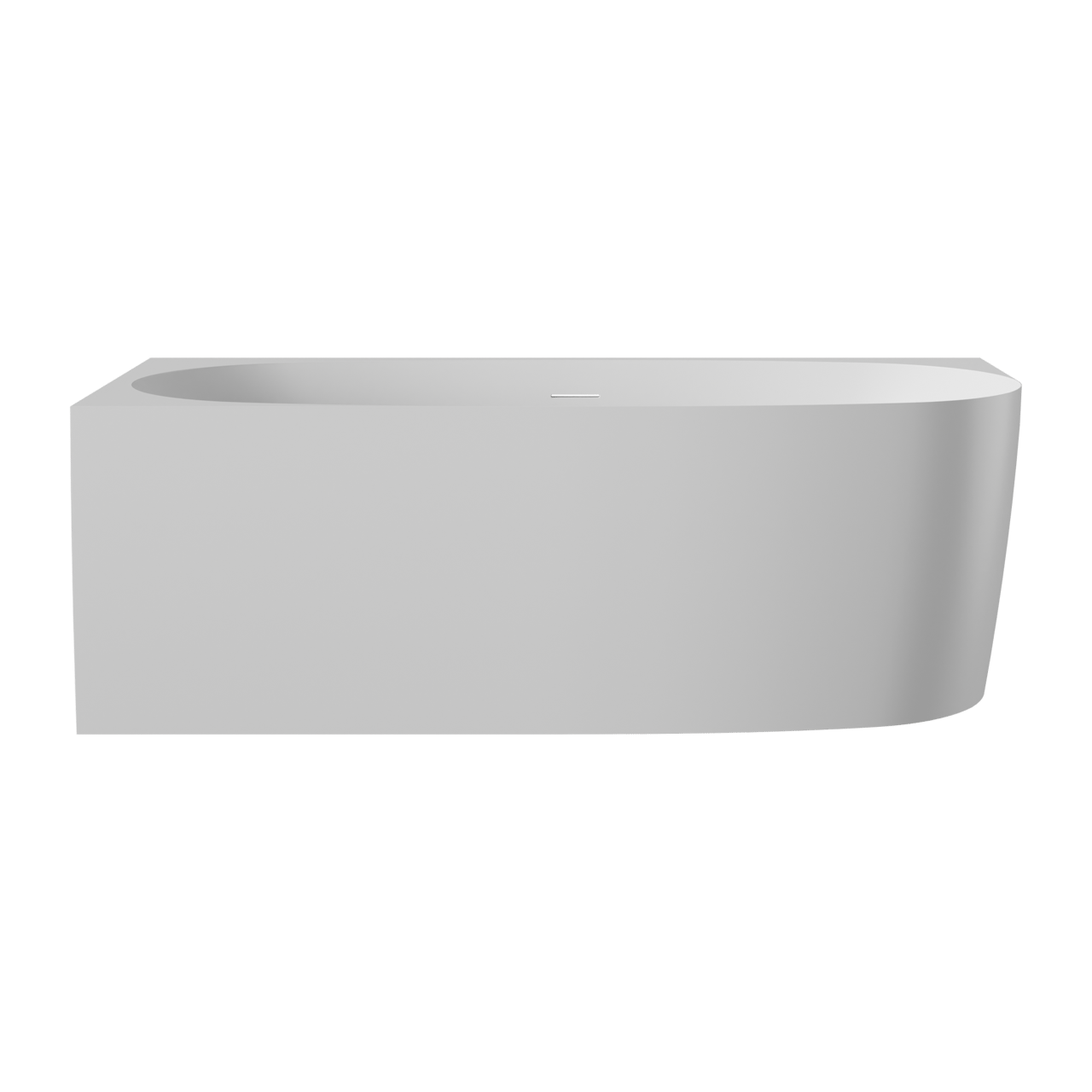 Luca Varess Sutilo baignoire d'angle gauche double 170x75cm acrylique blanc mat