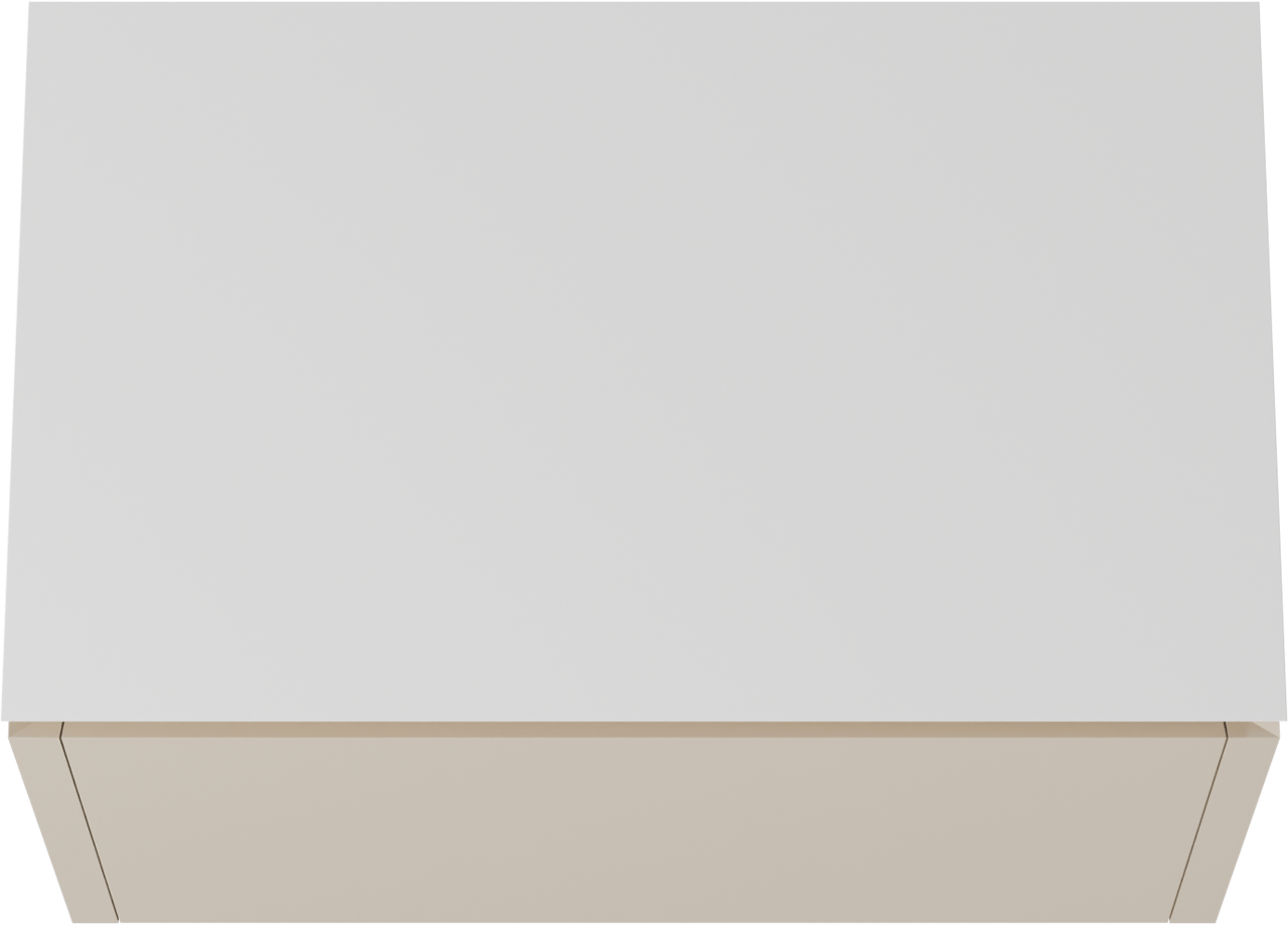 Balmani Eclips hängendes Möbelstück Set: 90 x 55 cm, Sandbeige, mit Eclips Einzel Waschtischplatte Solid Surface Weiβ matt