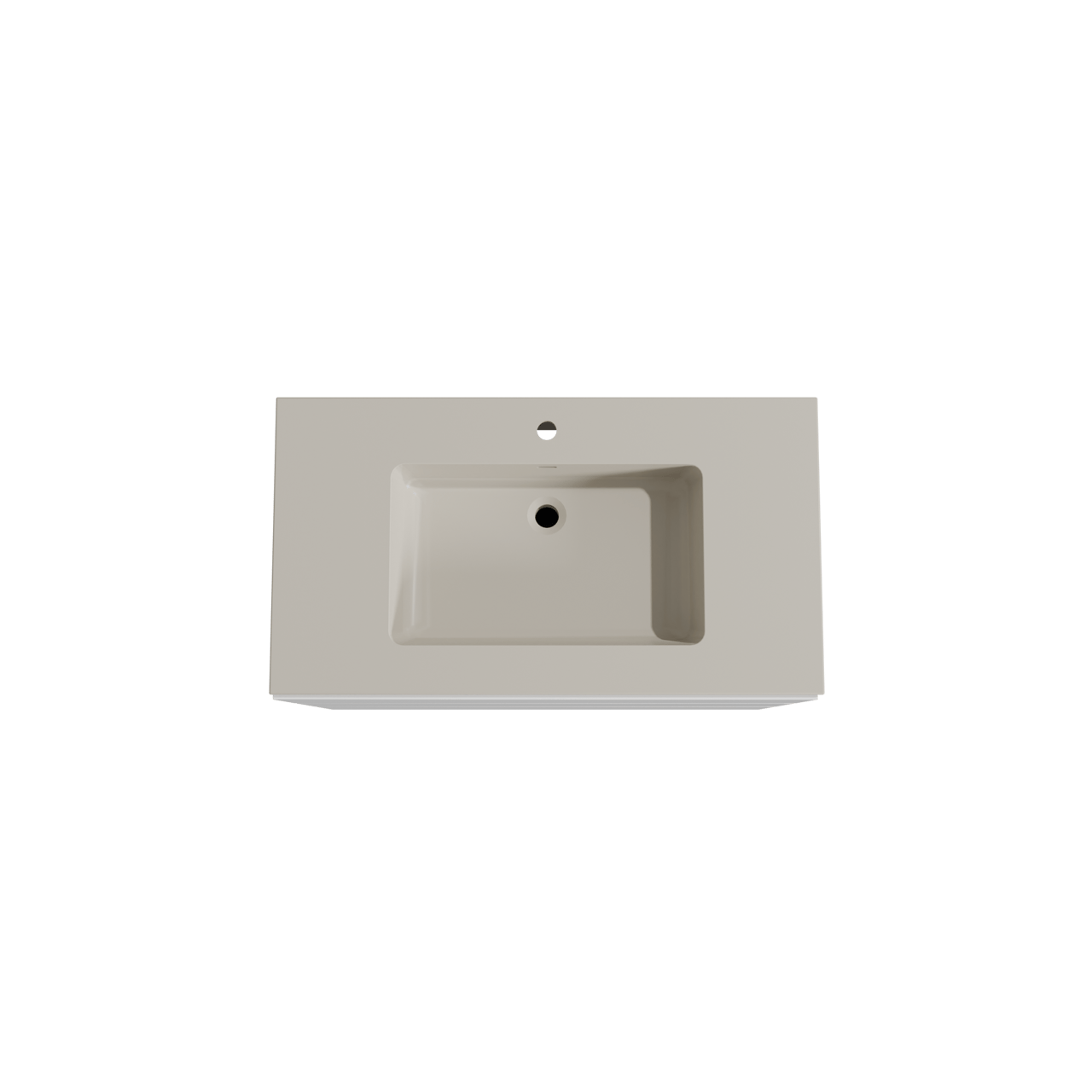 Storke Edge meuble salle de bains à poser 95 x 52 cm blanc brillant avec Diva plan simple en top solid soie grise