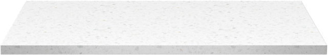 Linie Lado tablette simple terrazzo blanc mélaminé 60 x 46 cm